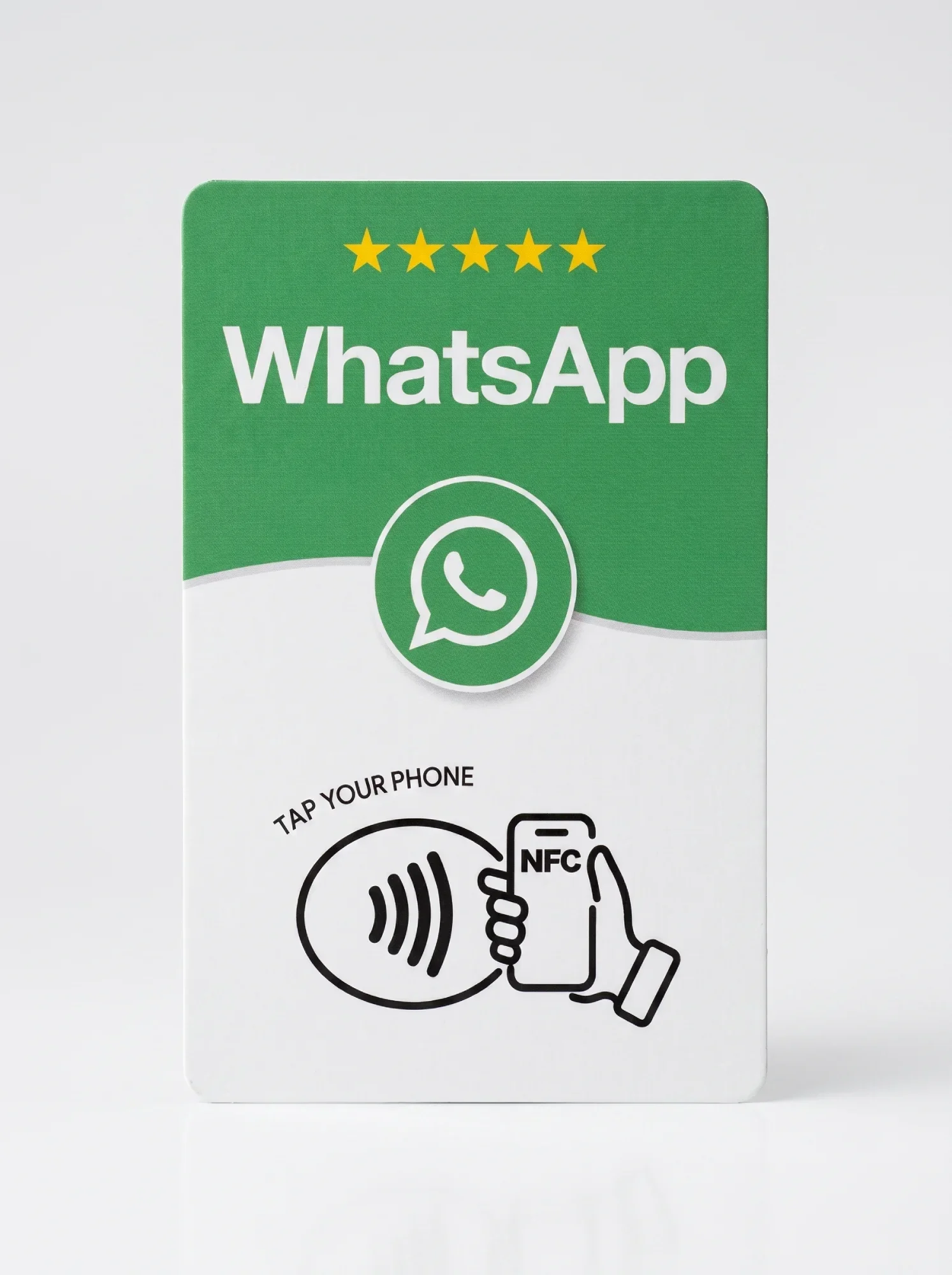 WhatsApp NFC Card product visual